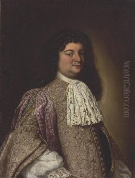 Portrait Of A Gentleman Oil Painting by Jacob Ferdinand Voet