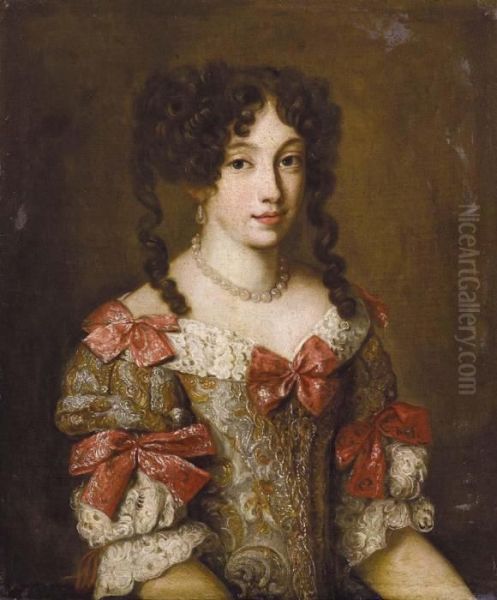 Ritratto Di Nobildonna Oil Painting by Jacob Ferdinand Voet