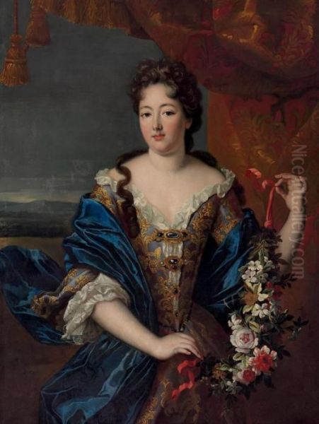 Portrait Of A Lady Oil Painting by Jacob Ferdinand Voet