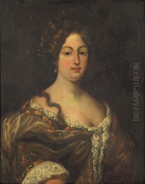 Ritratto Di Nobildonna Oil Painting by Jacob Ferdinand Voet