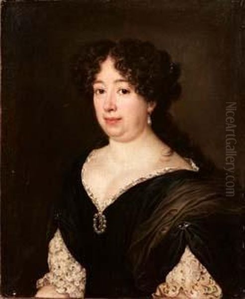 Ritratto Della Principessa Maria Mancini Oil Painting by Jacob Ferdinand Voet