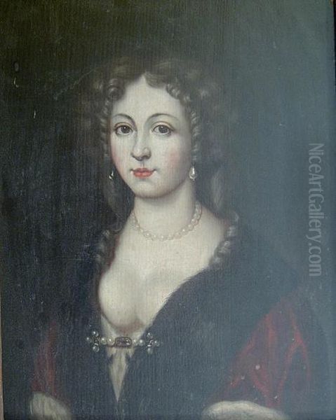 Portrait Of A Lady Oil Painting by Jacob Ferdinand Voet