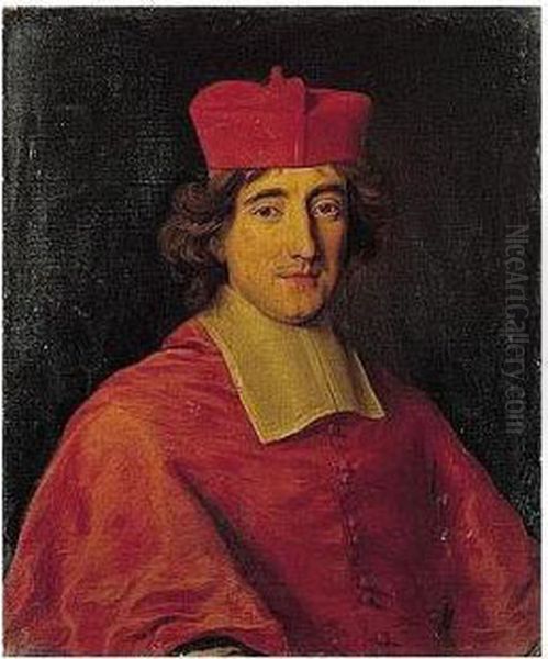 Portrait Of A Cardinal, Head And Shoulders Oil Painting by Jacob Ferdinand Voet