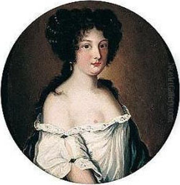 Portrait Of Maria Anna Mancini Oil Painting by Jacob Ferdinand Voet