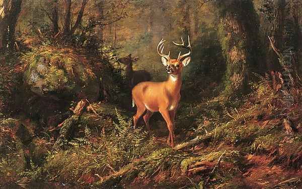 The Adirondacks Oil Painting by Arthur Fitzwilliam Tait