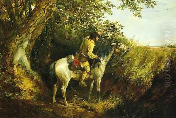 Trapper Looking Out Oil Painting by Arthur Fitzwilliam Tait