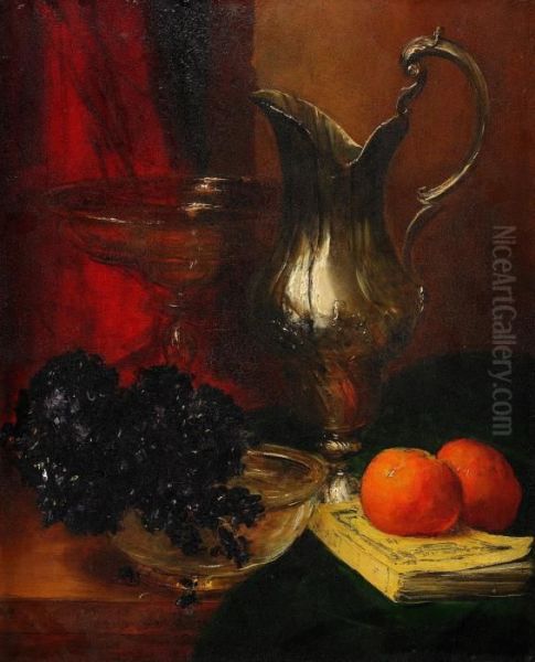 Nature Morte Oil Painting by Antoine Vollon