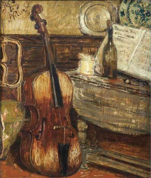 Nature Morte Au Violoncelle Et A
 La Partition 