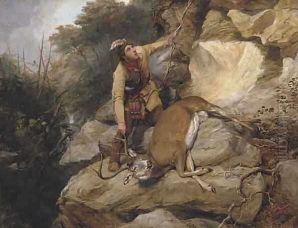 The Hunter's Dilemma I Oil Painting by Arthur Fitzwilliam Tait