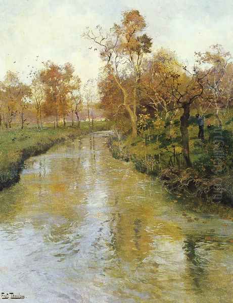 Autumn Oil Painting by Fritz Thaulow