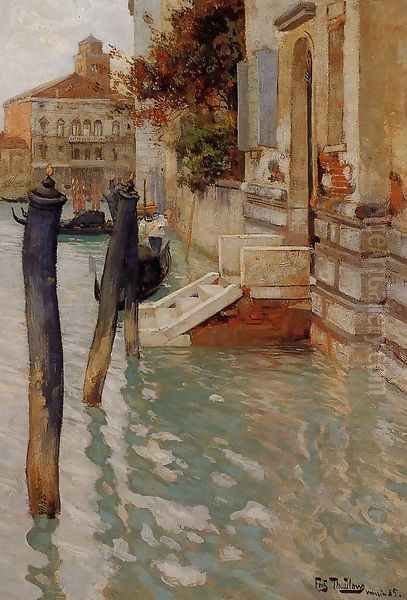 On The Grand Canal, Venice Oil Painting by Fritz Thaulow