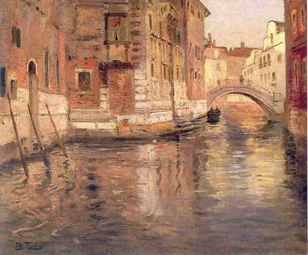 venice Oil Painting by Fritz Thaulow