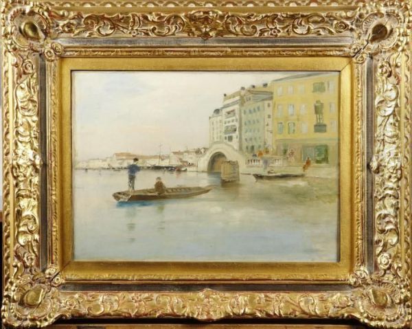 Venetiansk Motiv Oil Painting by Wilhelm von Gegerfelt