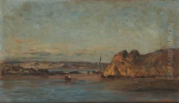 Vastkustmotiv Oil Painting by Wilhelm von Gegerfelt