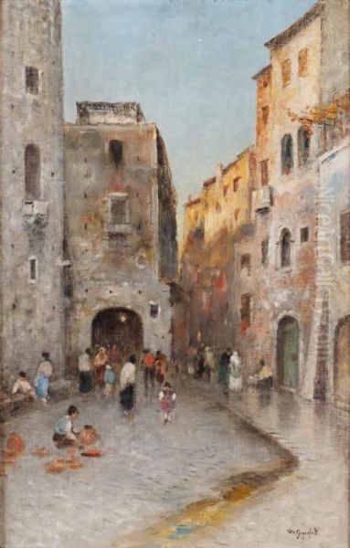 Gata I Venedig Oil Painting by Wilhelm von Gegerfelt