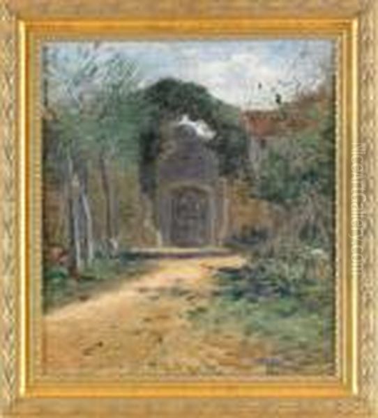 Gronskande Portal Oil Painting by Wilhelm von Gegerfelt