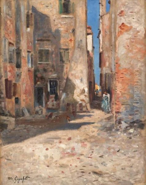 Grand I Venedig Oil Painting by Wilhelm von Gegerfelt