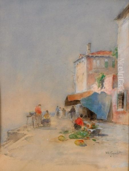 Motiv Fran Venedig Oil Painting by Wilhelm von Gegerfelt