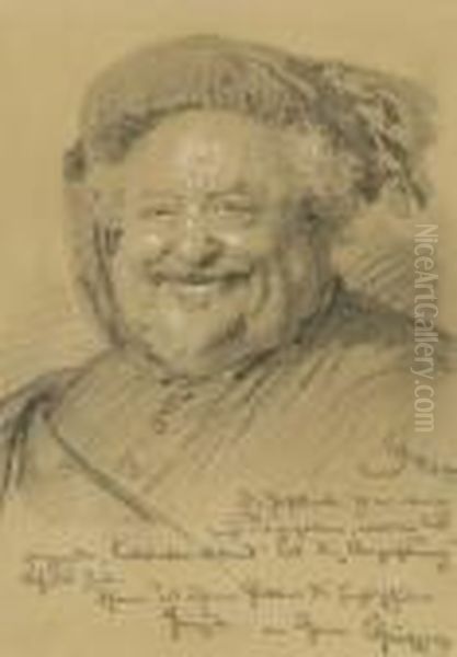 Falstaff. Oil Painting by Eduard Von Grutzner