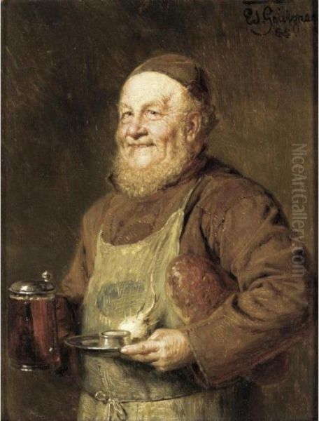 The Innkeeper Oil Painting by Eduard Von Grutzner