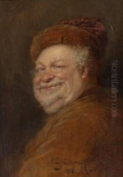 Falstaff. Oil Painting by Eduard Von Grutzner