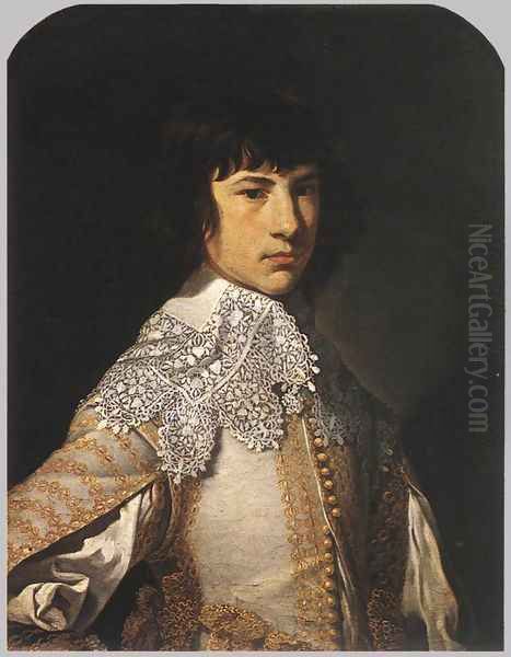 Portrait of a Young Man 1632 Oil Painting by Jean Tassel