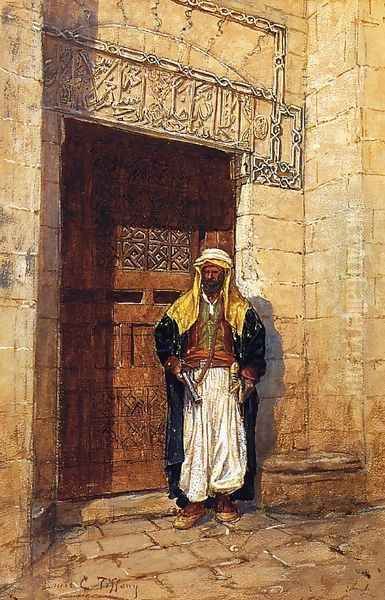 Arabian Subject Oil Painting by Louis Comfort Tiffany