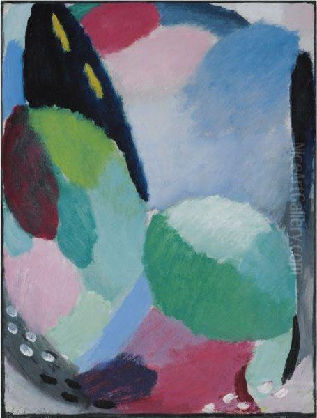 Variation: Sonnenaufgang Oil Painting by Alexei Jawlensky