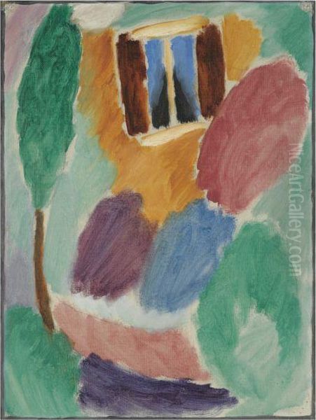 Variation Atelierfenster Oil Painting by Alexei Jawlensky