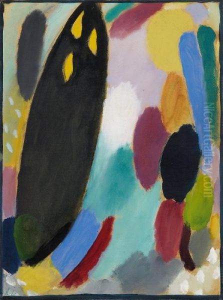 Variation: Schwarzerbaum Oil Painting by Alexei Jawlensky