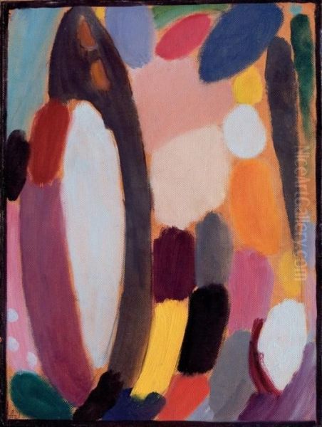 Variation Oil Painting by Alexei Jawlensky