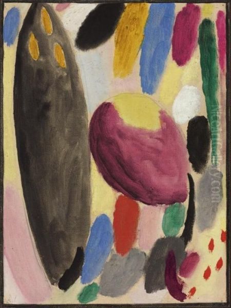 Variation Oil Painting by Alexei Jawlensky