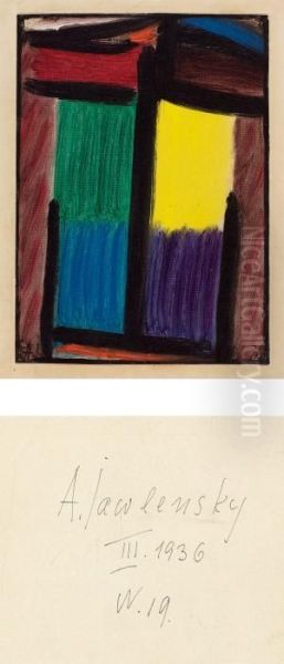 Kleine Meditation Oil Painting by Alexei Jawlensky