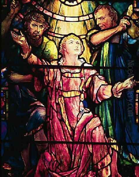 The Stoning of Stephen Oil Painting by Louis Comfort Tiffany