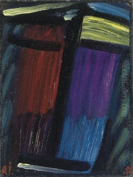 Meditation Oil Painting by Alexei Jawlensky