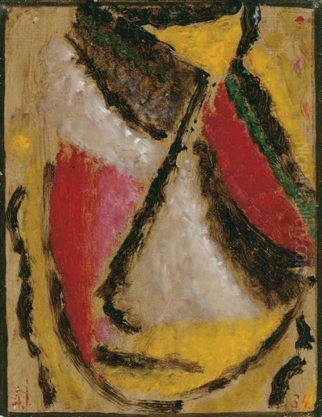 Meditation Oil Painting by Alexei Jawlensky