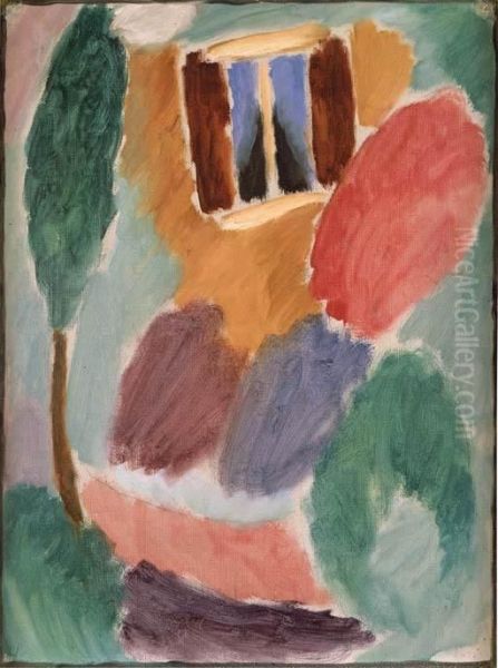 Variation: Atelierfenster Oil Painting by Alexei Jawlensky