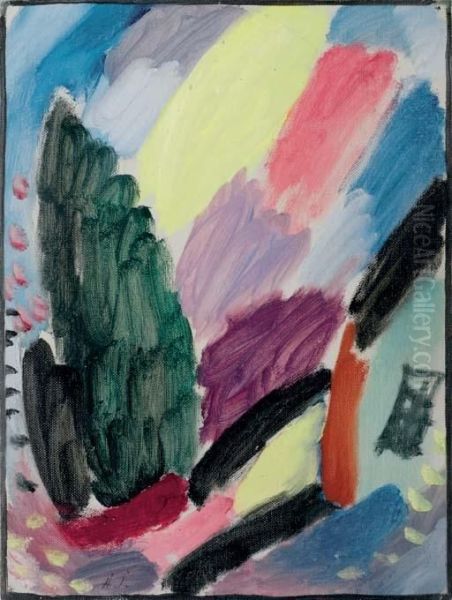 Variation Oil Painting by Alexei Jawlensky