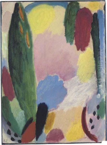 Variation Oil Painting by Alexei Jawlensky