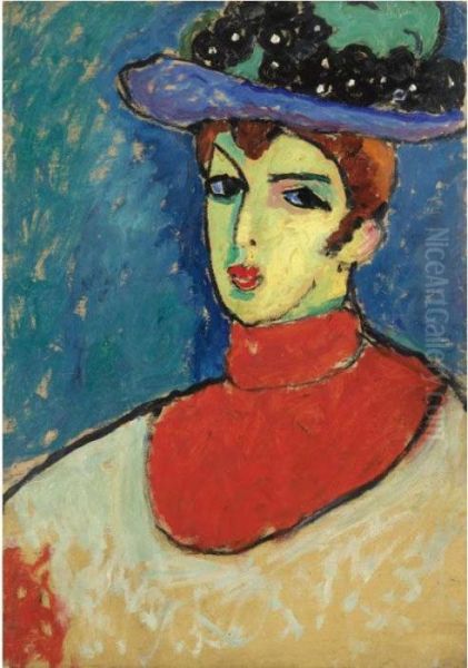 Property Of A Private European Collector
 

 
 
 

 
 Resi Oil Painting by Alexei Jawlensky