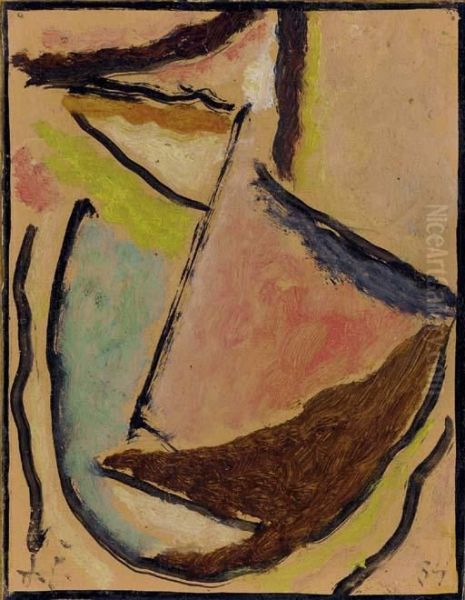 Meditation Oil Painting by Alexei Jawlensky