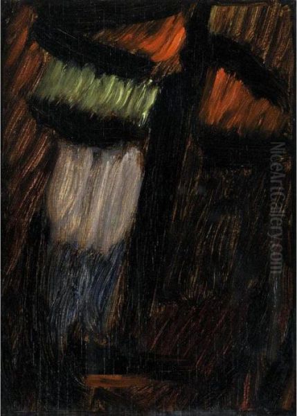 Meditation Oil Painting by Alexei Jawlensky