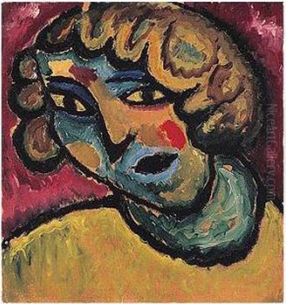 Silence Oil Painting by Alexei Jawlensky