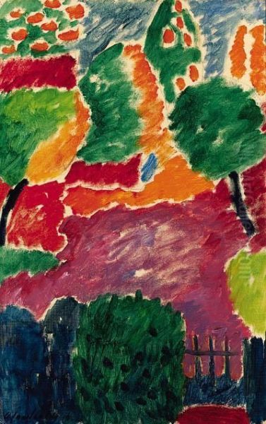 Grosse Variation Oil Painting by Alexei Jawlensky