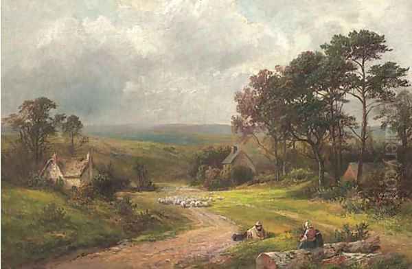 Milton, Derbyshire Oil Painting by George Turner