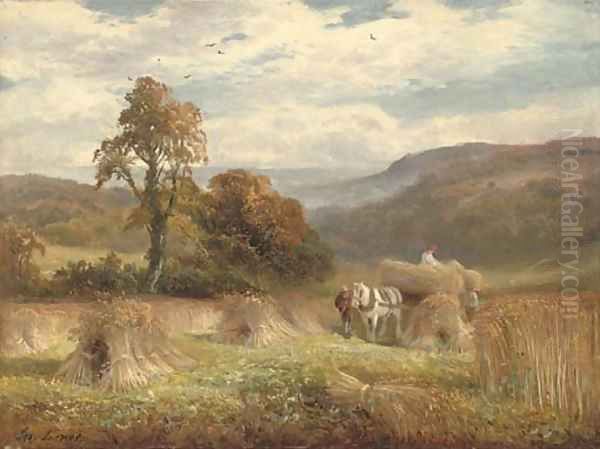 Autumn gold Oil Painting by George Turner