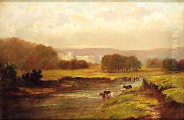 Chatsworth House, Derbyshire Oil Painting by George Turner