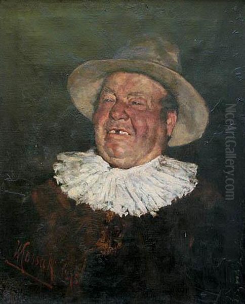 Portret Mezczyzny Oil Painting by Wojciech Von Kossak