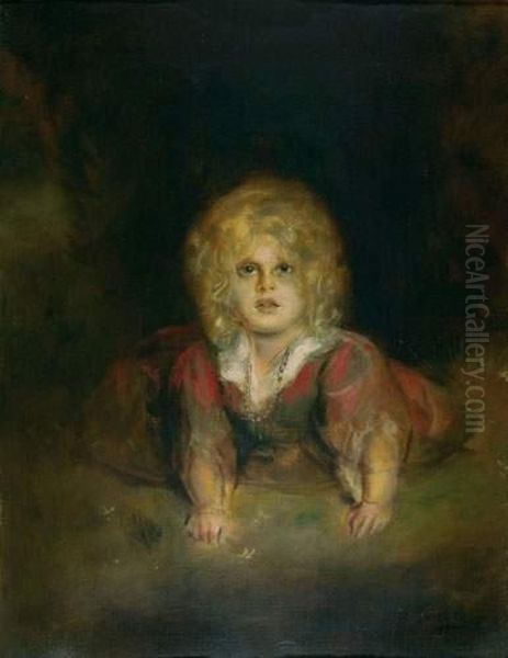 Marion Lenbach. Oil Painting by Franz von Lenbach