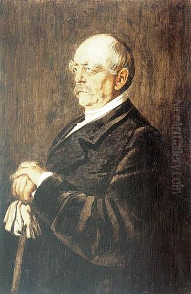 Portret Mezczyzny Oil Painting by Franz von Lenbach